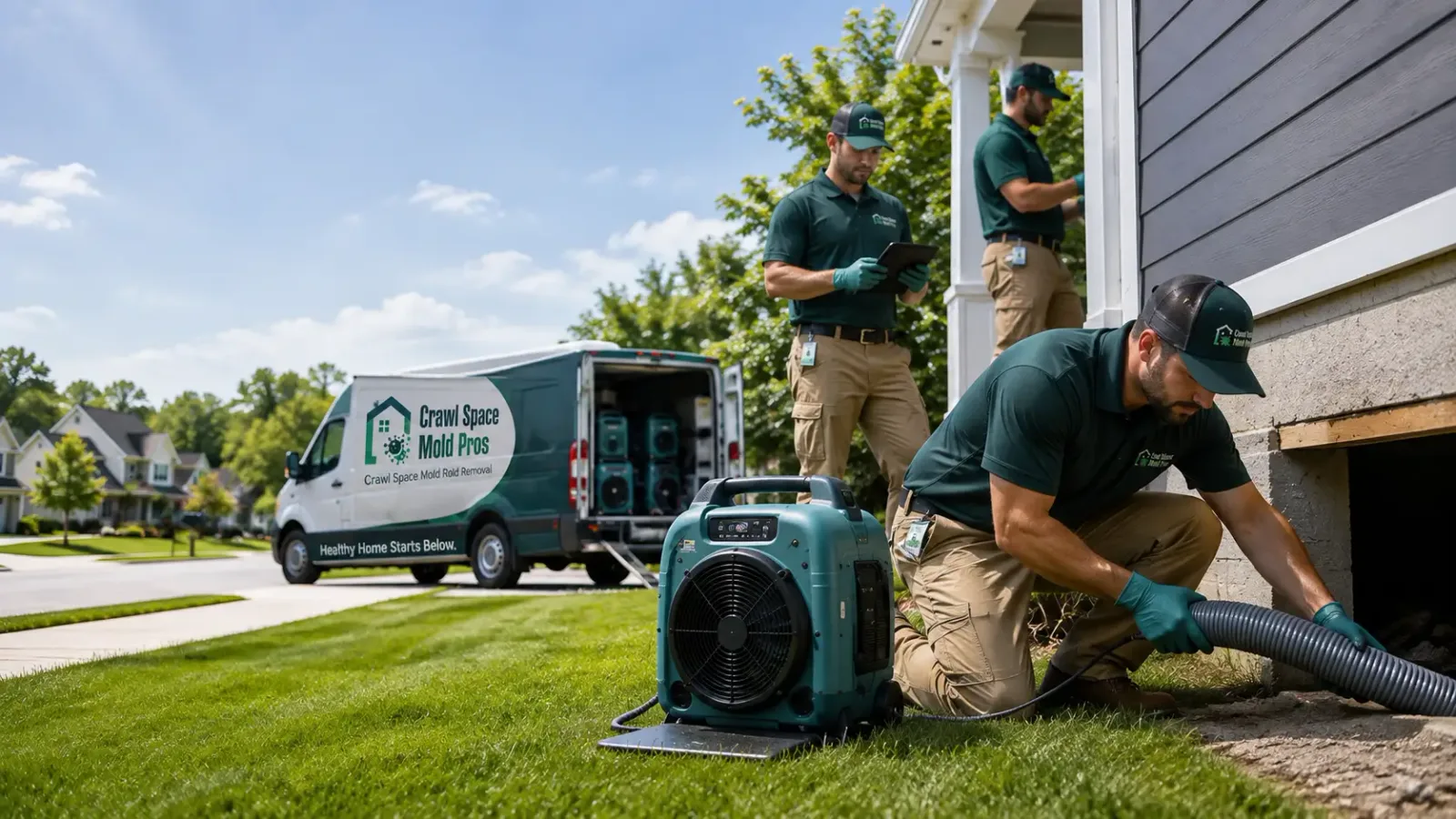 Crawl Space Mold Removal in Lowpoint, IL